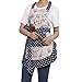 NEOVIVA Kitchen Aprons for Women with Pockets,Cooking Aprons for Women,Vintage Apron for Baking BBQ and Gardening,Mother's Day Gifts,Unique Gifts for Bakers and Cooks