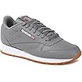 Reebok Men's Classic Leather Sneakers, Pure Grey 5 FTWR White Rubber Gum 03, 5.5