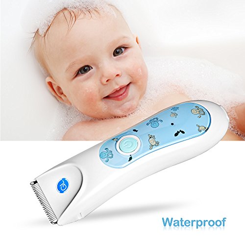 Gland Kids Hair Trimmer, Professional Cordless Hair Clipper for Baby Children Infant Haircut, Waterproof Ultra Slient (Blue)