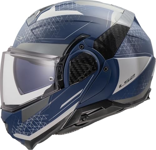 LS2 FF910 Advant II system helmet Astral matt blue grey