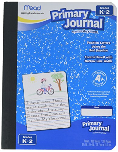 5 Pack Of Mead MEA09956 Primary Journal K-2nd Grade