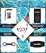 OMGear Snorkel Set Snorkeling Mask Dry Snorkel with Neoprene Mask Strap Waterproof Phone Case for Swimming Scuba Diving Freediving (Pink)