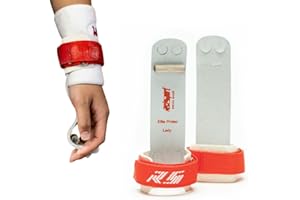 Reisport Protec Uneven Bar Gymnastics Grips for Women - Triple Strength Leather Hand Grips for Gymnastics Bars - Gymnastics Equipment & Accessories for Advanced Gymnasts