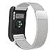 Garmin Vivoactive HR Watch Band, MoKo Milanese Loop Stainless Steel Mesh Replacement Bracelet Strap for Vivoactive HR Sports GPS Smart Watch with Unique Magnet Lock, No Buckle Needed, Silver