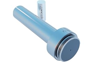 Accusize Industrial Tools 1" Straight Shank for Boring Head, Threaded 1-1/2"-18, Fits 3" and 4" Boring Heads (0350-0003, 0350