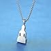 LineAve Men's Stainless Steel Meditation Buddha Pendant Necklace, 23 + 2