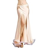 ROYAL SMEELA Belly Dance Costume for Women Belly Dancing Skirts Maxi Fishtail Mermaid Skirt Dress Bellydance Dancer Outfit