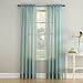 No. 918 Erica Crushed Sheer Voile Rod Pocket Curtain Panel, 51