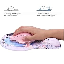 Teanea Naughty Funny Anime Butt Mouse Pad with Rest