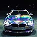 VViViD Silver Holographic Chrome Vinyl Wrap Rainbow Finish Roll DIY Air-Release Adhesive Film (2