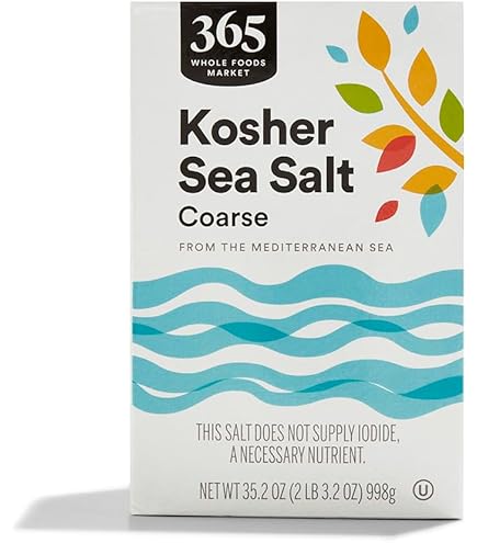 The GOAT Kosher Sea Salt 300g Shaker - Medium Coarse Crystals Seasoning Cooking And Brining, Natural Mineral Rich Taste, Ideal Enhancer To Elevate Flavour In Everyday Dishes, Gourmet Kitchen Essential