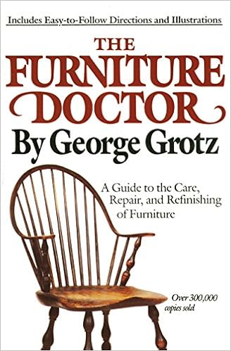 The Furniture Doctor A Guide To The Care Repair And Refinishing Of Furniture Grotz George 9780385266703 Amazon Com Books