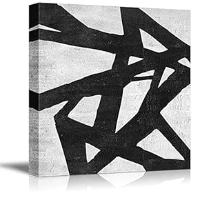 Canvas Wall Art Abstract Ink Painting Canvas Prints Home Artwork Decoration for Living Room,Bedroom - 12x12 inches