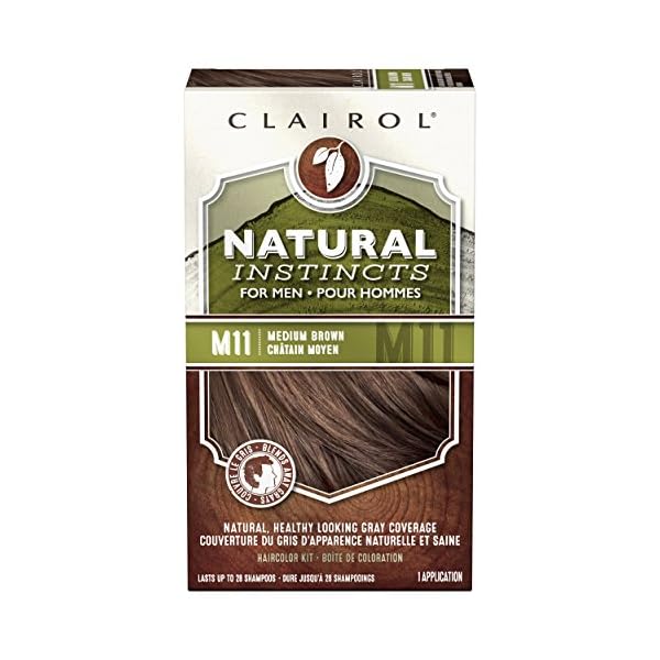 Clairol Natural Instincts Hair Color For Men M11 Medium Brown 1