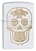 Zippo Sugar Skull White Matte Pocket Lighter