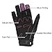 OutMall Cycling Gloves, Skeleton Full-Finger Touchscreen Bike Gloves for Men/Women Bicycle Riding, Motorcycle Racing, Airsoft Paintball, Lifting Fitness, Hunting, Climbing Outdoor Sports (Pink, M)