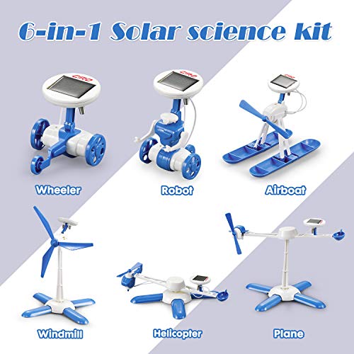 CIRO solar science kit 6-in-1 educational STEM learning building toys for kids