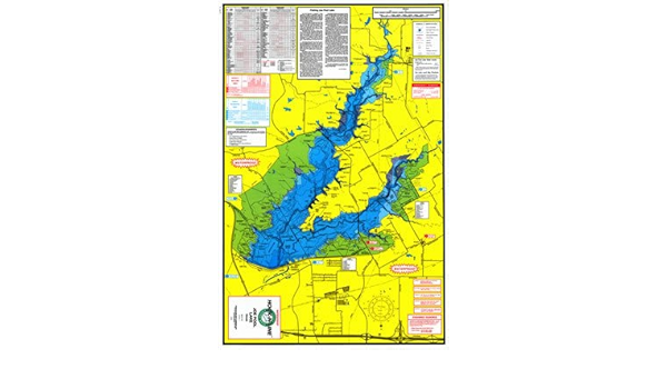 Joe Pool Lake Fishing Map Amazon - Lake Joe Pool Fishing Map: Books