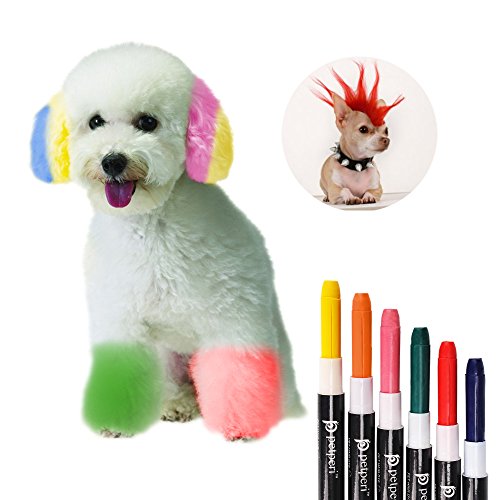 Buy Petperi Professional Temporary Dog Hair Dye Pens Set 6pcs Pack Completely Non Toxic And Safe Online In Thailand B01i16zglm