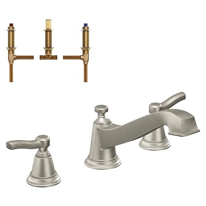 Moen Krtro D Ts923bn Rothbury 8 1 7 Inch Roman Tub Faucet Brushed