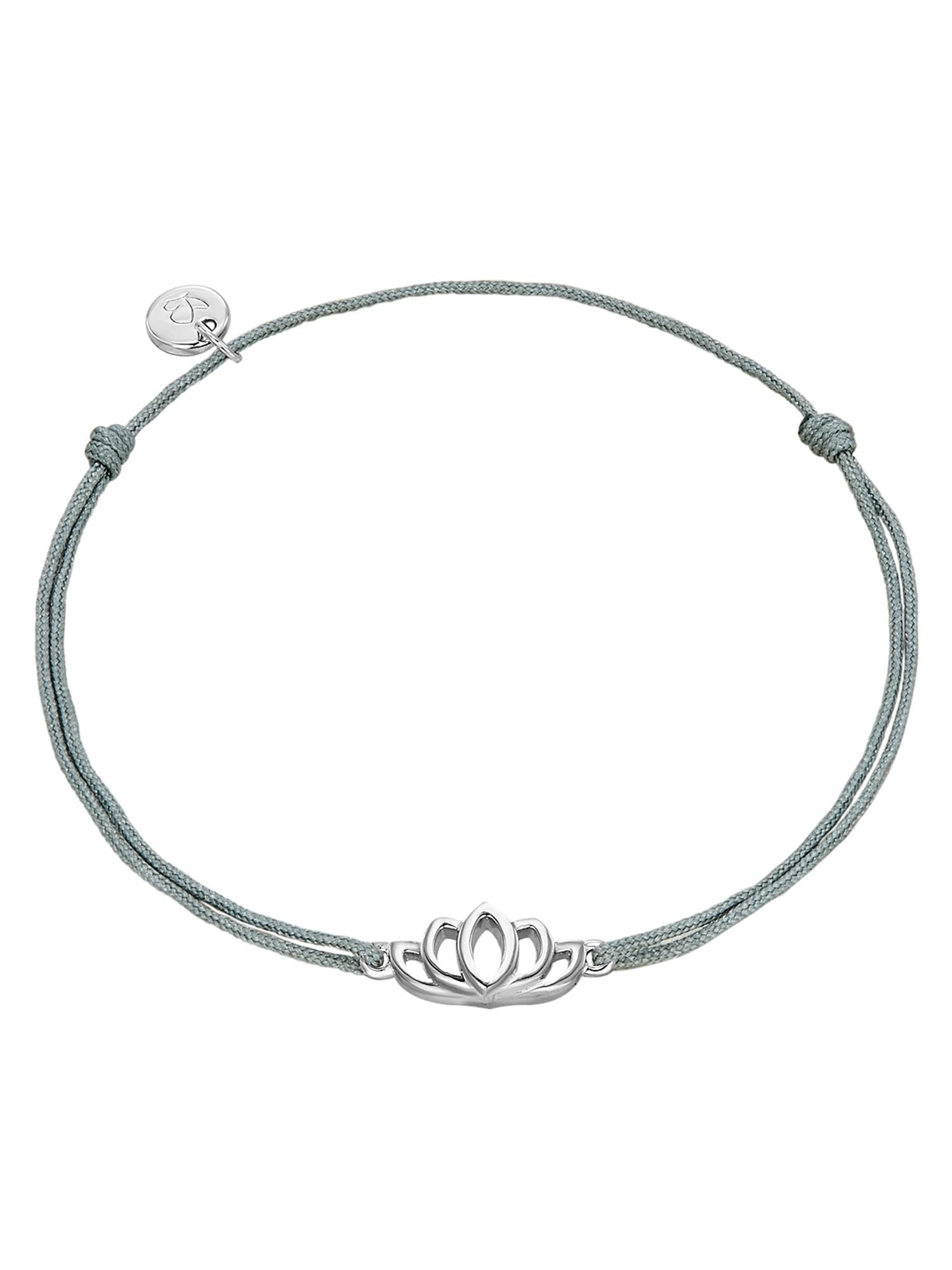 Glanzstücke München Female 925/- Sterling Silver Textile Bracelet