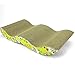 Cat Toy, PYRUS Pet Corrugated Cardboard Cat Scratching Pad with Catnip Cat Cardboard Sofa Ultimate Cat Lounge (W-Shaped)