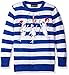 Alex Stevens Little Boys' Shark Party Sweater, Blue Combo, 6