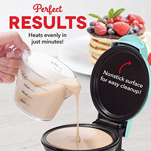 Dash DMS001WH Mini Maker Electric Round Griddle for Individual Pancakes