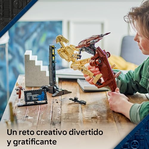 Star Wars 75428 Droide de Combate con STAP - Figura Articulada de Juguete - Decoración del Dormitorio - Regalo para Niños y Niñas de 12+ Años y Adolescentes Fans de La Amenaza Fantasma