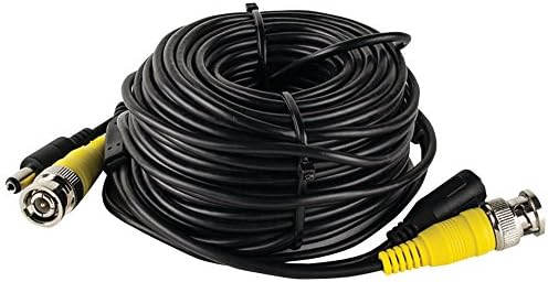 BNC VIDEO W/ 12V 40M, 12-Volt BNC Video Cable (40m), BNC video cable, 12V DC power cable, All-in-one jacket for easy installation, 40m,