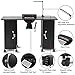 Giantex Manicure Nail Table Station Black Steel Frame Beauty Spa Salon Equipment Drawer