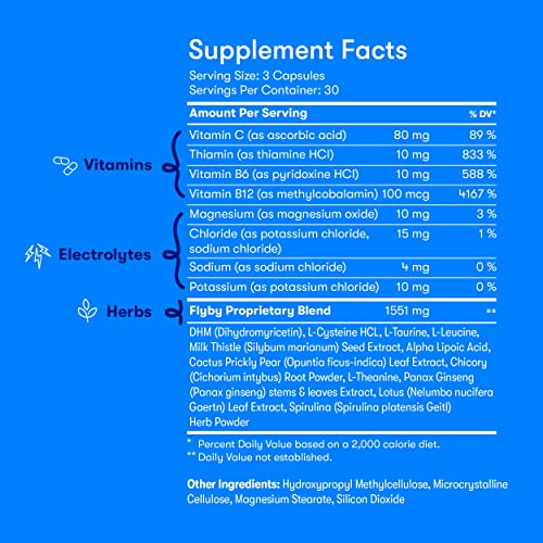 Flyby Recovery [ Hangover Relief ] Hangover Pill Hangover Kit DHM