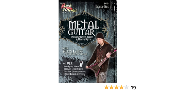 Amazon Com Alexi Laiho Of Children Of Bodom Melodic Speed Shred Heavy Riffs Level 1 Alexi Laiho Rock House Method Movies Tv
