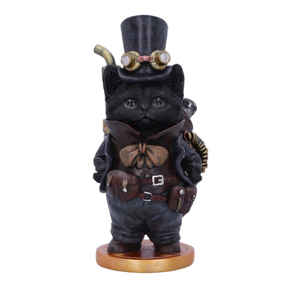 Nemesis Now Steamsmith's Cat Figurine Black 19.5cm