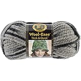 Lion  640-519 Wool-Ease Thick & Quick Yarn , 97 Meters, Raven