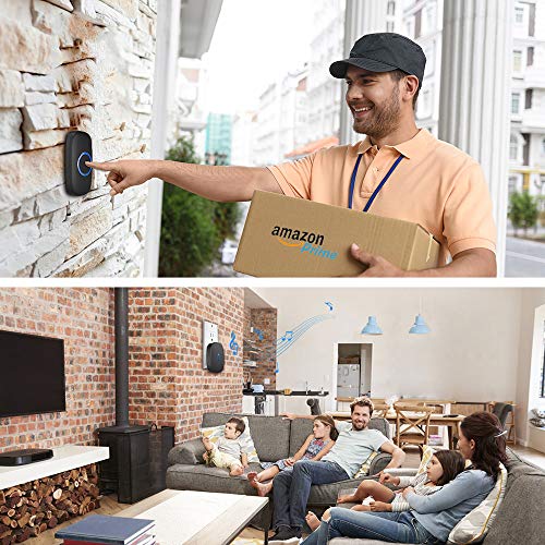 5 Wireless+Doorbell+Waterproof+Operating+Transformer