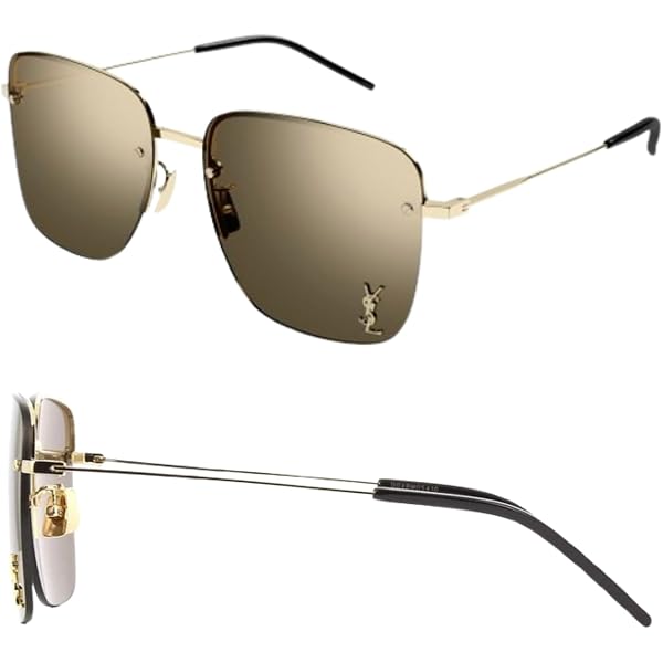 Amazon.com: SAINT LAURENT SL 309 M Silver/Grey 57/15/145  display picture 1