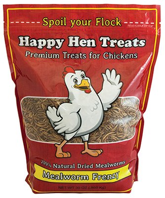HAPPY HEN TREATS 17003 POULTRY TREATS, MEALWORM, 30-OZ.