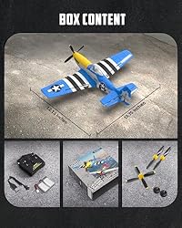 VOLANTEXRC RC Plane 4 Channel P51D Mustang Remote