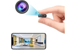 SHAOPAO Mini Home WiFi Camera Wireless Security Camara Body Indoor Outdoor Cameras,Small Home1080P Portable Vdeo Surveillance Camaras Remote Viewing for Security with APP,with Night Vision,Motion Detection