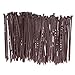 Upgrade 150 Pieces Wide Strong 8 Inch Dark Brown Cable Zip Ties, Heavy Duty 50 LBS Handheld Typical Zip Ties for Fence Fastener, Wood Brown Color Plant Gardening Tools, UV Resistant Outdoor Usethumb 1