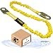 KwikSafety (Charlotte, NC) RATTLER 2 PACK (Internal Shock Absorber) Single Leg 6ft Safety Lanyard OSHA ANSI Fall Arrest Protection Equipment Snap Hooks Construction Arborist Roofing