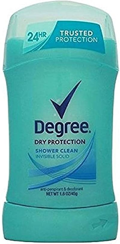 Degree Shower Clean Invisible Solid Antiperspirant Deodorant 1.6 oz