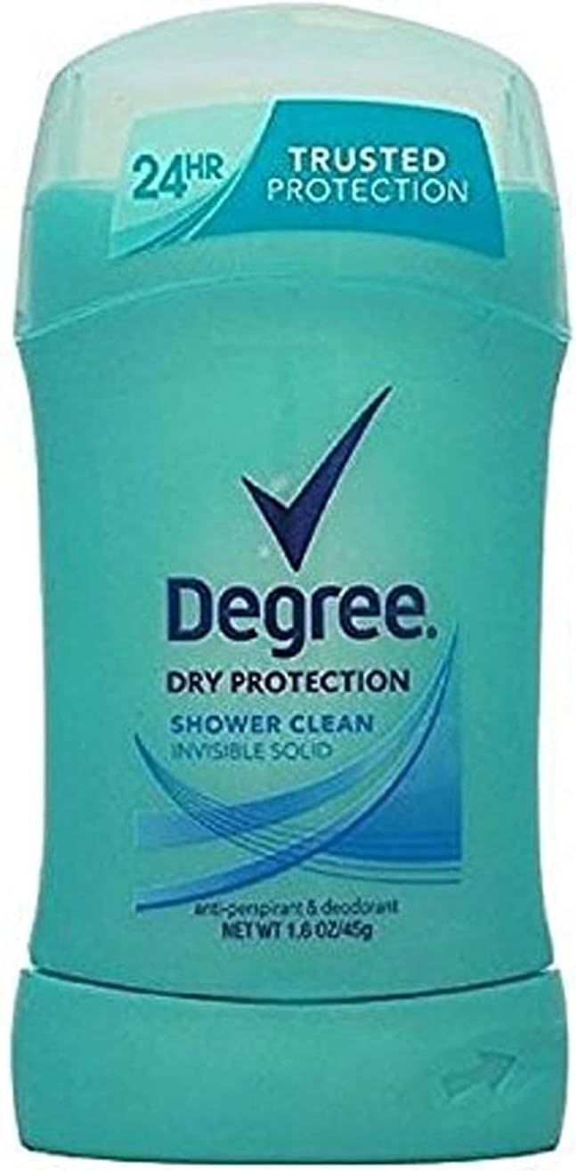 Degree Shower Clean Invisible Solid Antiperspirant Deodorant 1.6 oz