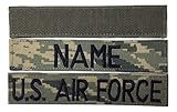2 piece ABU US Air Force Name Tape & Branch Tape, with Fastener - Military
