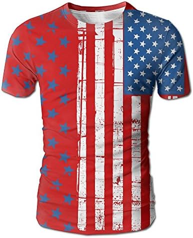 American Flag Men's 3D Short Sleeve T-Shirt