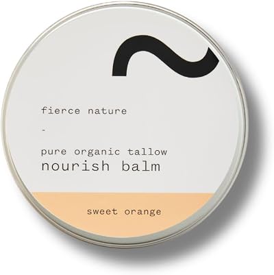 Fierce Nature Pure Nourish Tallow Balm Organic 100 g Sweet Orange