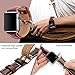 top4cus Leather Band Compatible with Apple Watch 38mm 42mm 40mm 44mm 41mm 45mm Genuine Leather Strap Series 7/6/SE/5/4/3/2/1 Band for Men and Women (42/44/45mm, Unique Brown)