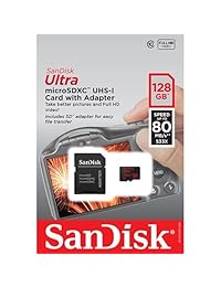 SanDisk Ultra 128 GB MicroSD XC Clase 10 UHS-1 tarjeta de memoria móvil para Samsung Galaxy S7 & S7 edge con memorymarket Dual Slot USB 2.0 MicroSD & lector de tarjeta de memoria SD
