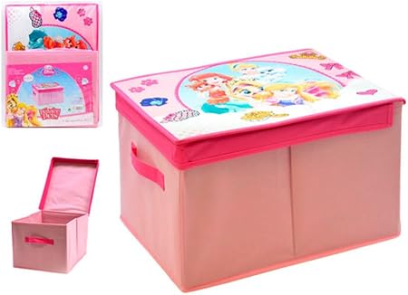ARTE REGAL Princesas Disney Caja almacenaje, Rosa, 40x30x25 Cm: Amazon.es: Hogar